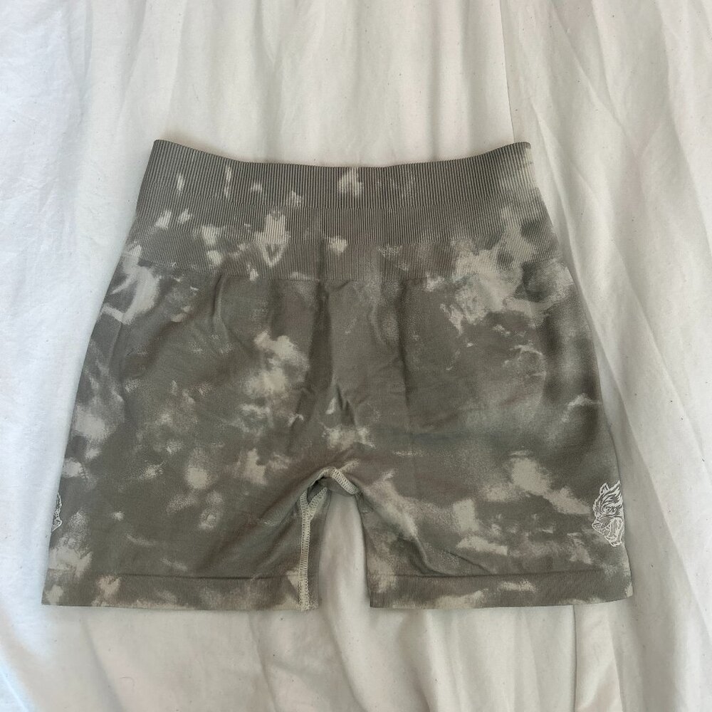 DarcSport Wolves Forever Seamless Everson Shorts in Cacti Cream Jumbo Marble